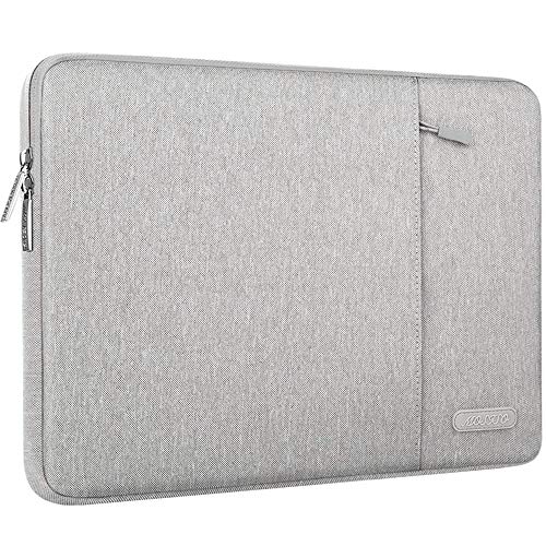 MOSISO Hülle Kompatibel mit 9,7-11 Zoll iPad Pro, iPad 7 10,2 2019, iPad Air 3 10,5, iPad Pro 10,5, Surface Go 2018, iPad 1/2/3/4/5/6 Wasserabweisende Polyester Vertikale Laptoptasche, Grau