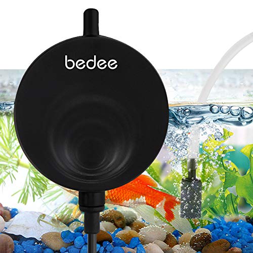 Aquarium Luftpumpe Pumpe Mini Sauerstoffpumpe Mini Oxygen Luftpumpe Sauerstoff für Aquarium Super Leise Luftpumpen Aquarienluftpumpen Schwarz Luftpumpenzubehör mit Rückschlagventil Geräusch niedriger