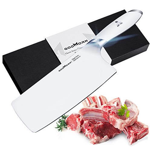 Godmorn Damastmesser Kochmesser 8'' Professionelles Chefmesser Küchenmesser AUS-10 Japanischer Edelstahl G10 Griff, Schwarzer Griff mit Ergonomischen Design, Ideal Geschenk mit Magnet-Geschenk-Box