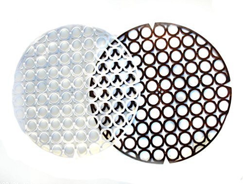 Haus&Garten 2 Stück Spülbeckeneinlage weich, rund Spülbecken Einlage Spülbeckenmatte