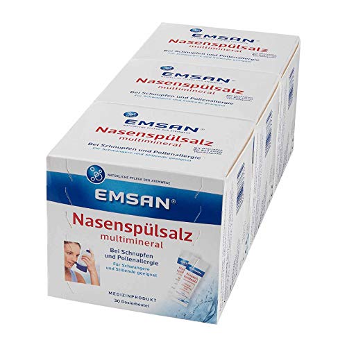 Emsan Nasenspülsalz multimineral, 3x30 Beutel