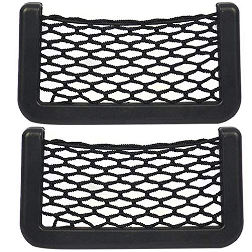 Xinlie Ablagenetz Wohnmobil Utensiliennetz Ablagennetz Utensiliennetz Car Trunk Storage Net Auto Ablagenetz Verstauen Netz String Storage für Auto PKW KFZ LKW Transporter Lieferwagen (2 Stück)