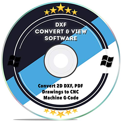DXF Software dxf2gcode CAD Viewer Konverter 2D DXF, PDF Zeichnungen auf CNC Maschine G-Code für Windows 10 8 7
