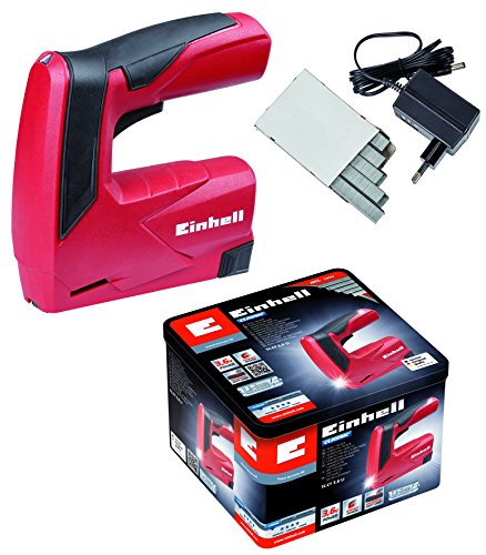 Einhell Akku Tacker TC-CT 3,6 Li (30/min, Hinterladesystem, Magazinfüllstands-Anzeige, inkl. 1000 Klammern)