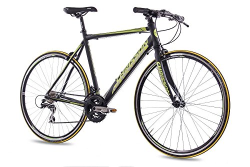 CHRISSON 28 Zoll Rennrad Fitnessrad AIRWICK 2015 mit 24G ACERA schwarz, Rahmengröße:53cm