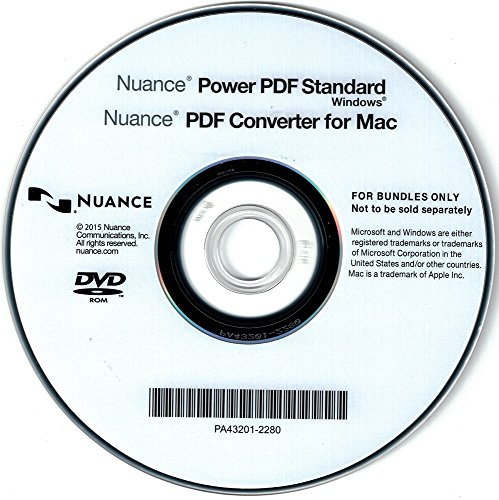 Nuance Power PDF Standard DEUTSCH - WINDOWS - OEM - Vollversion - DVD (inkl. PDF Converter for MAC)