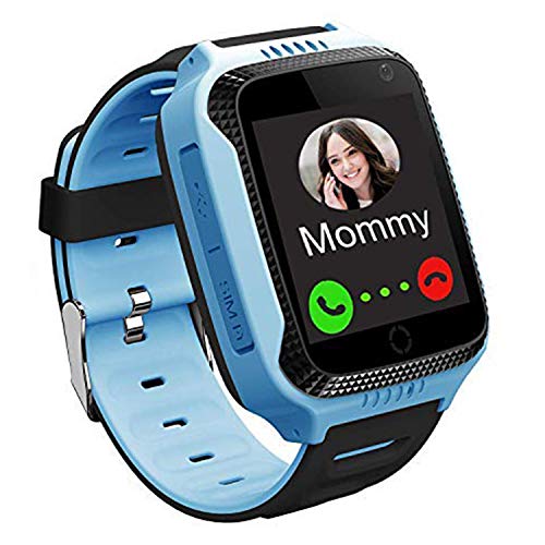GPS Kinder Smartwatch Telefon - Kinder Smart Watch Intelligente Armbanduhr Armband Sport Uhr, Anruf Sprachnachricht SOS Taschenlampe Digitalkamera, Geschenk für Kinder Junge Mädchen Student