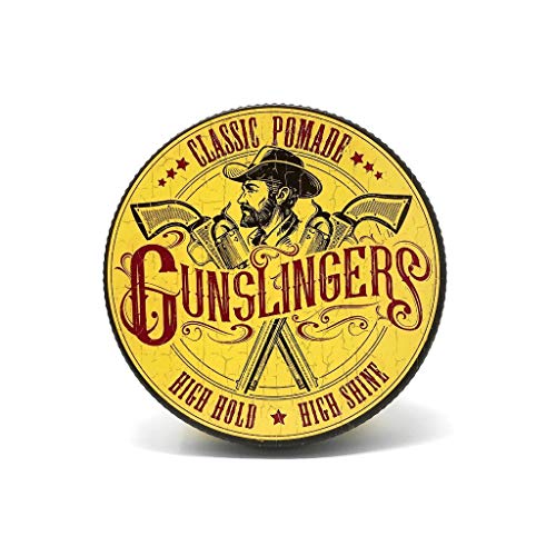 Gunslingers Classic Pomade, High Hold and High Shine, Vegan Friendly and Cruelty Free