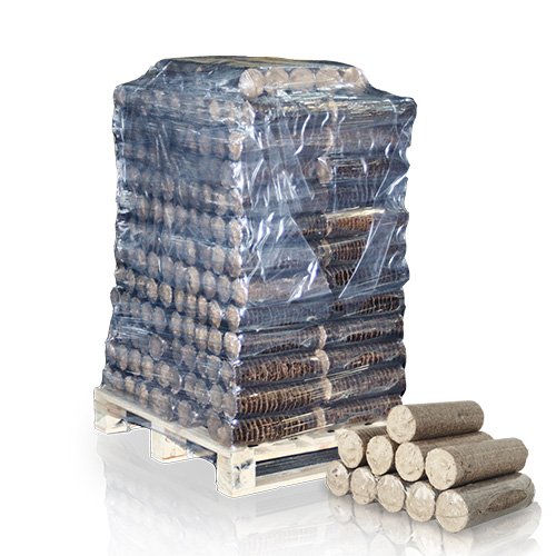 PALIGO Nestro Holzbriketts Hartholz Eiche Kamin Ofen Brenn Holz Heiz Brikett 6kg x 50 Gebinde 300kg / 1 Palette HEIZFUXX