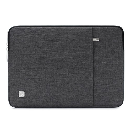 NIDOO 15.6 Zoll Wasserdicht Laptop Sleeve Case Notebook Hülle Schutzhülle Tasche Laptoptasche für 15.6' HP 15 / 15.6' ThinkPad E575 / 15.6' Lenovo IdeaPad S510 (Dunkelgrau)