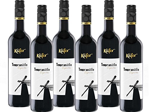 Feinkost Käfer Tempranillo Rotwein Trocken (6 x 0.75 l)