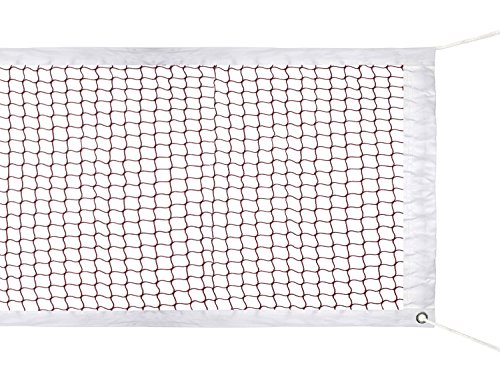HOGAR AMO Badminton Netz (Nylon Geflochtenes Netz in Rot) f¨¹r Indoor oder Outdoor Sports Garden Schulhof Hinterhof (610 x 76 cm) Ohne Gestell