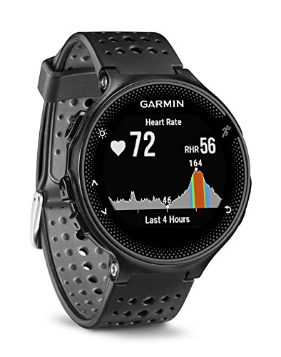 Garmin Forerunner 235 WHR Laufuhr, 24/7 Herzfrequenzmessung am Handgelenk, Smart Notifications, Aktivity Tracker, 1,2 Zoll (3cm) Farbdisplay