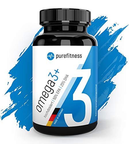 ULTRA HOCHDOSIERT: Omega 3 Kapseln Plus 2000 mg zertifiziertes Fischöl | 1000mg EPA & 500mg DHA | Premium Qualität Made in Germany | Laborgeprüft | 120 Fischölkapseln | aus nachhaltigem Fischfang