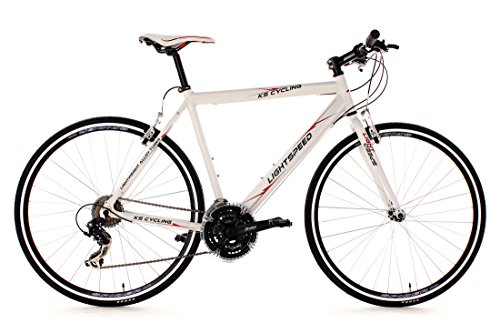 KS Cycling Fahrrad Fitnessbike Alu Lightspeed RH 60 cm, Weiß, 28, 278B