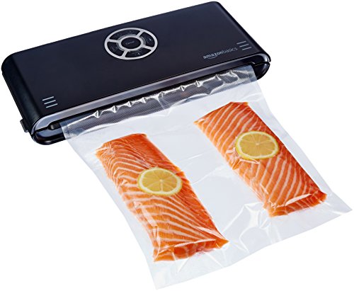 AmazonBasics - Vakuumierer, 30 cm Naht + Vakuum-Rolle, Schwarz