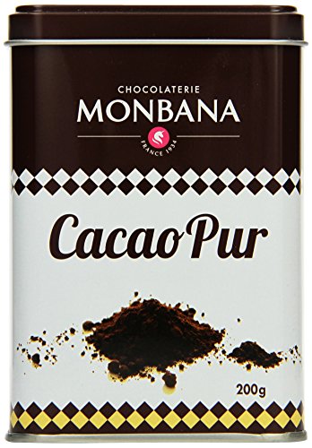 Monbana 100% Kakao Pulver 200g Dose, 1er Pack (1 x 200 g)