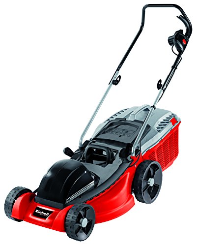 Einhell Elektro Rasenmäher GC-EM 1743 HW (1700 W, 43 cm Schnittbreite, 6-fache Schnitthöhenverstellung 20-70 mm, 52 l Fangbox, Highweeler)