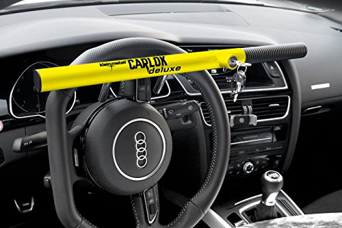 Kleinmetall Carlok Auto Diebstahlsicherung Lenkradkralle Absperrstange (Gelb)