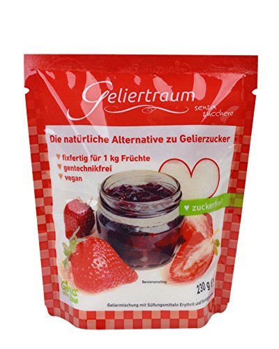 Geliertraum ohne Zucker, 230g - Alternative zu Gelierzucker