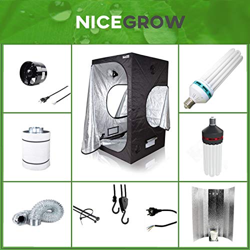 Growset 60 Dark Box ESL 125W Wuchs und Blüte Komplettset Set Grow ESL