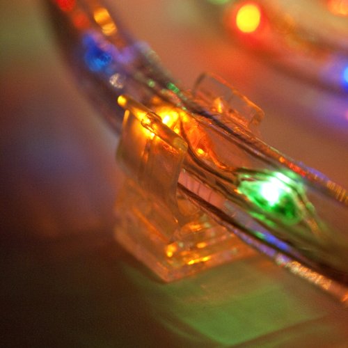 50er Set Lichtschlauch Befestigungsclips Montagehalterung 13mm Lights4fun