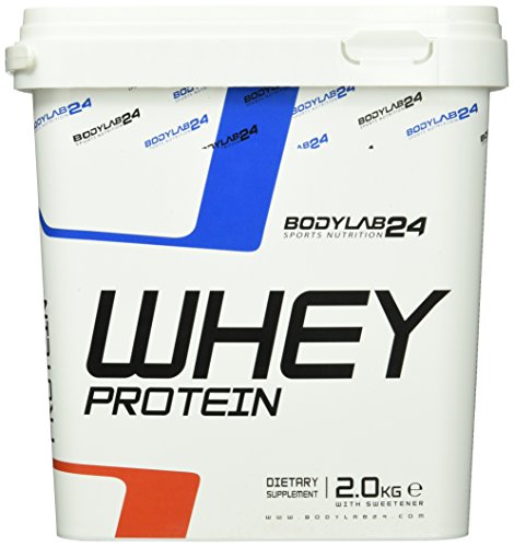 Bodylab24 Whey Protein Eiweißpulver, Geschmack: Schoko, hochwertiges Proteinpulver, Low Carb Eiweiß-Shake für Muskelaufbau und Fitness, 2000g