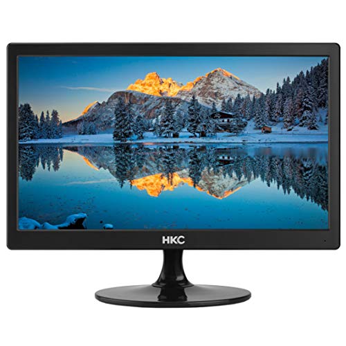 HKC MR17: 44 cm (17 Zoll) kompakter LED-Flatscreen-Monitor (HD Ready 1.600 x 900, HDMI & VGA), schwarz