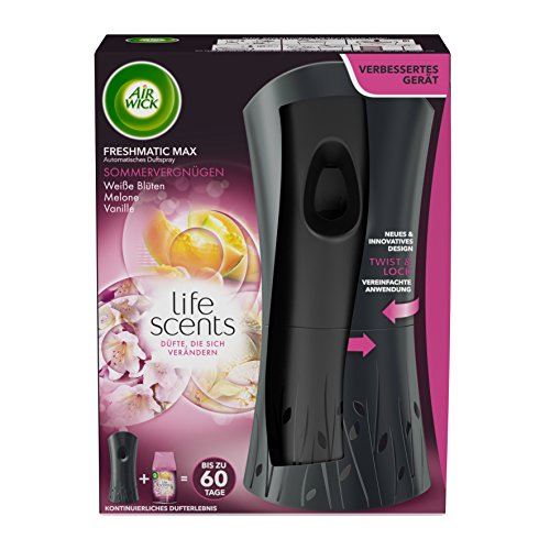 Air Wick Freshmatic Max Automatisches Duftspray Starter-Set, inkl. Nachfüller Sommervergnügen
