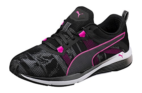 Puma Damen Pulse Ignite XT Swan Wn's Hallenschuhe, Schwarz Black White-Ultra Magenta 01, 38.5 EU