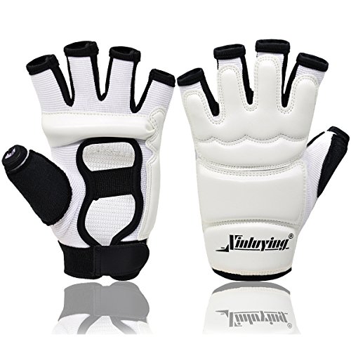 Xinluying Boxhandschuhe MMA Handschuhe Kinder Kampfsport Taekwondo Box Kickboxen Sparring Training Herren Damen