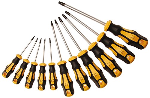 BGS 7845 T-Profil Schraubendrehersatz mit Stirnlochbohrung, 11-tlg.