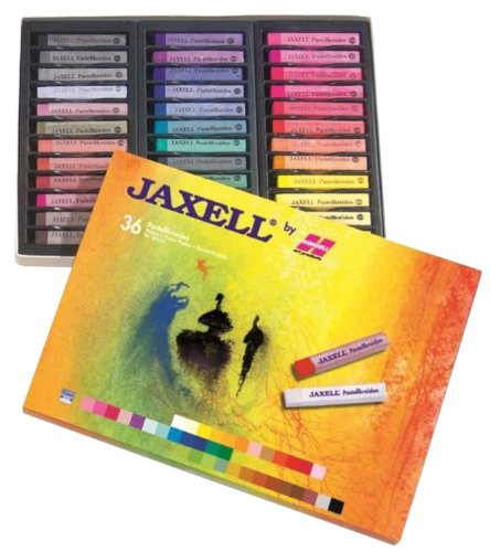 Jaxell 47653 Pastellkreiden, eckige Form, 36er Pack