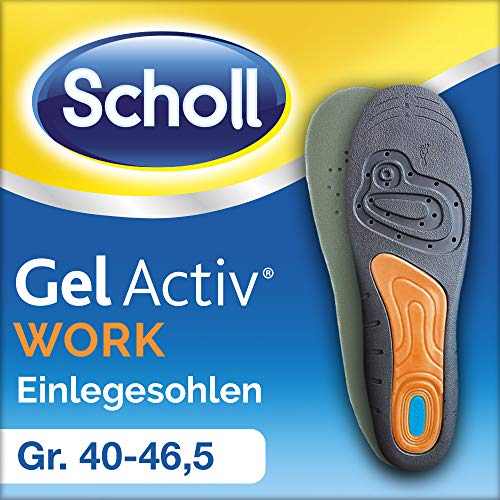 Scholl GelActiv Einlegesohlen Work, Größe 40-46,5, 1 Paar