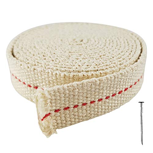 CZ Store- Öllampendocht|Länge 2MLEBENSLANGE GARANTIE-Kerosin-Lampendocht| Breite 20MM|Kerosin-Lampendocht 100% Baumwolle für Öllampe/Öllaterne - lange Lebensdauer und einstellbare Brennerlampe.