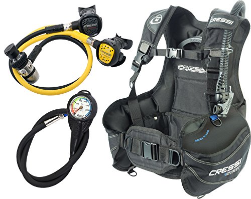 Cressi Tauch Start Scuba Set, Schwarz, L, IY721713