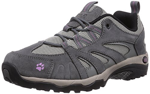 Jack Wolfskin Damen VOJO HIKE LOW W Trekking- & Wanderhalbschuhe Grau (pink hortensia 2079) 42 EU