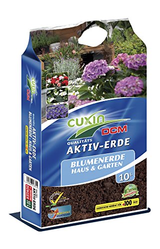 Cuxin Blumenerde für Haus und Garten 10-80 L  Pflanzerde mit 100 Tage organischen Dünger (10 L)