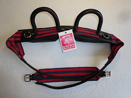 Voltigiergurt Nylon zwei Griffe NEU Swiss Horse Logiergurt