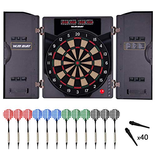 WIN.MAX Elektronische Dartscheibe elektronisches Turnierscheibe mit 27 Spielen und über 159 Varianten