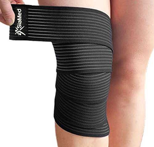SiaMed 2X Sportbandage - Gelenk-Bandagen - Stützbandagen - Gewichthebergürtel mit Klettverschluss - Damen und Herren - rechts und Links