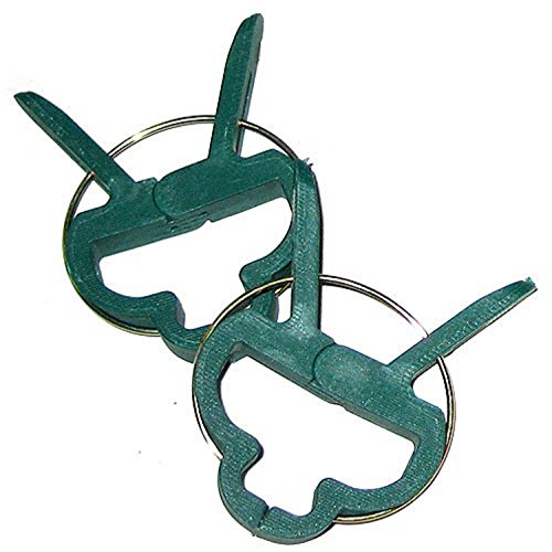 100 oder 200 gefederte Pflanzenclips Tomatenclips Orchideenclips (200)