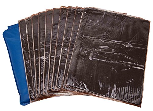 Alerion Moor Starterset 10 Stück 30x40cm Natur-Moorpackung inkl. Premium Wärmeträger 30x40cm Moor Anwendung für zuhause Fango