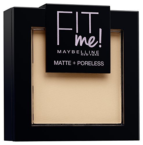 Maybelline Fit Me! Matte und Poreless Powder Nr. 120 Classic Ivory, mattierendes Puder, passt sich dem Hautton an, lässt den Teint strahlen ohne die Poren zu verstopfen, für ein makelloses Finish, 9 g