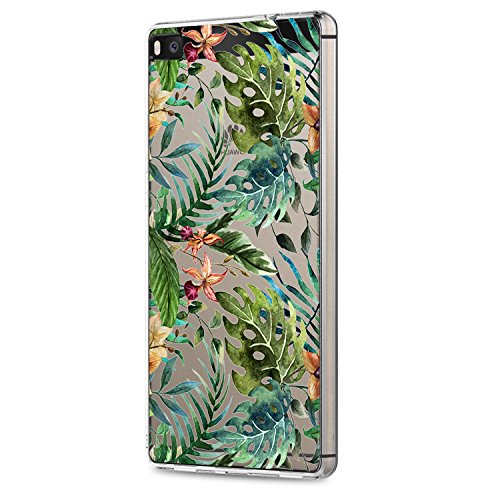 Huawei P8/ P8 Lite 2015 Hülle Ultra Slim TPU Silikonhülle Hülle Croazhi Anti-Scratch Bumper Soft Skin Hülle Resistant Schutzhülle Hülle Voller Flexible Hülle (2, Huawei P8 Lite 2015)