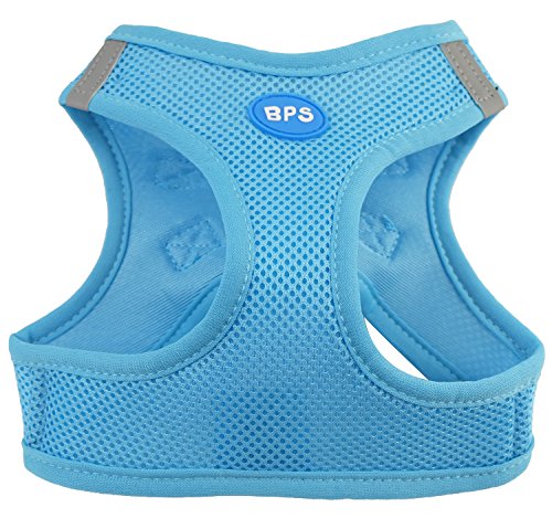 BPS Hundegeschirr für Hunde, Haustiere, für kleine, mittelgroße und große Hunde, blau, Small