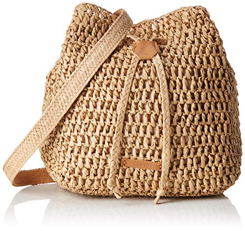 Esprit Accessoires Damen Dido Bucketshld Umhängetasche, Braun (Camel), 16x24x22 cm