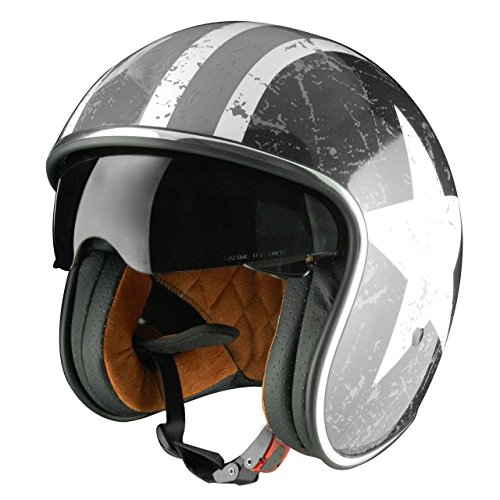 Origine helmets 202537028101802 Sprint Rebel Star Open Face Helme