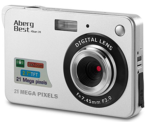 Aberg Best 21 Megapixel 2,7 'LCD wiederaufladbare HD Digitalkamera Digitale Videokamera Studentenkamera Indoor Outdoor für Erwachsene / Senioren / Kinder