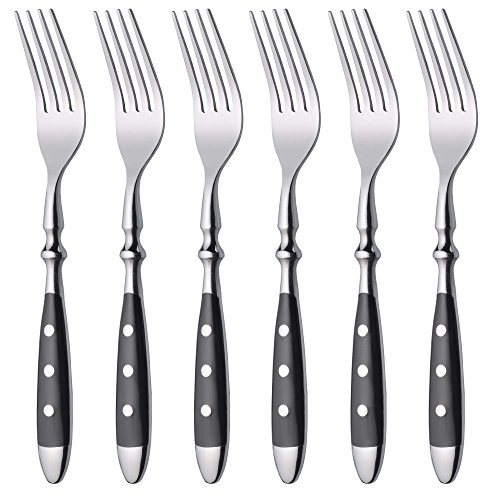 GRÄWE 6 Stück Tafelgabeln, geschmiedet